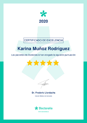 Certificado de Excelencia Doctoralia 2020